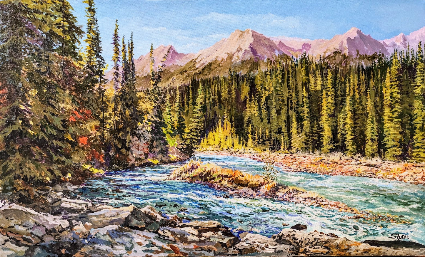 Siffler Creek Alberta, 18x30"