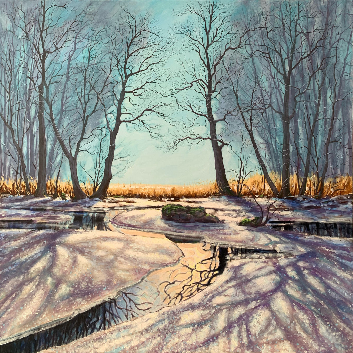 Spring Mist, 40x40"