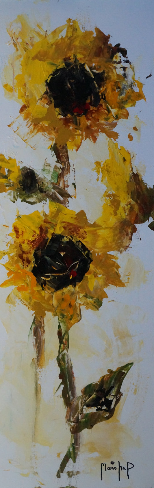 Sunflowers, 36x12"