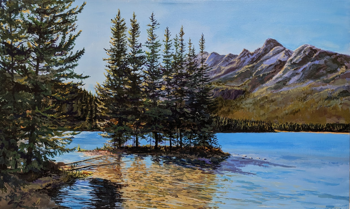 Two Jack Banff Lake, 18x30"