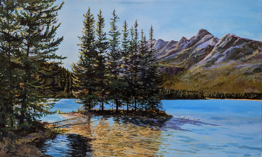 Two Jack Banff Lake, 18x30"