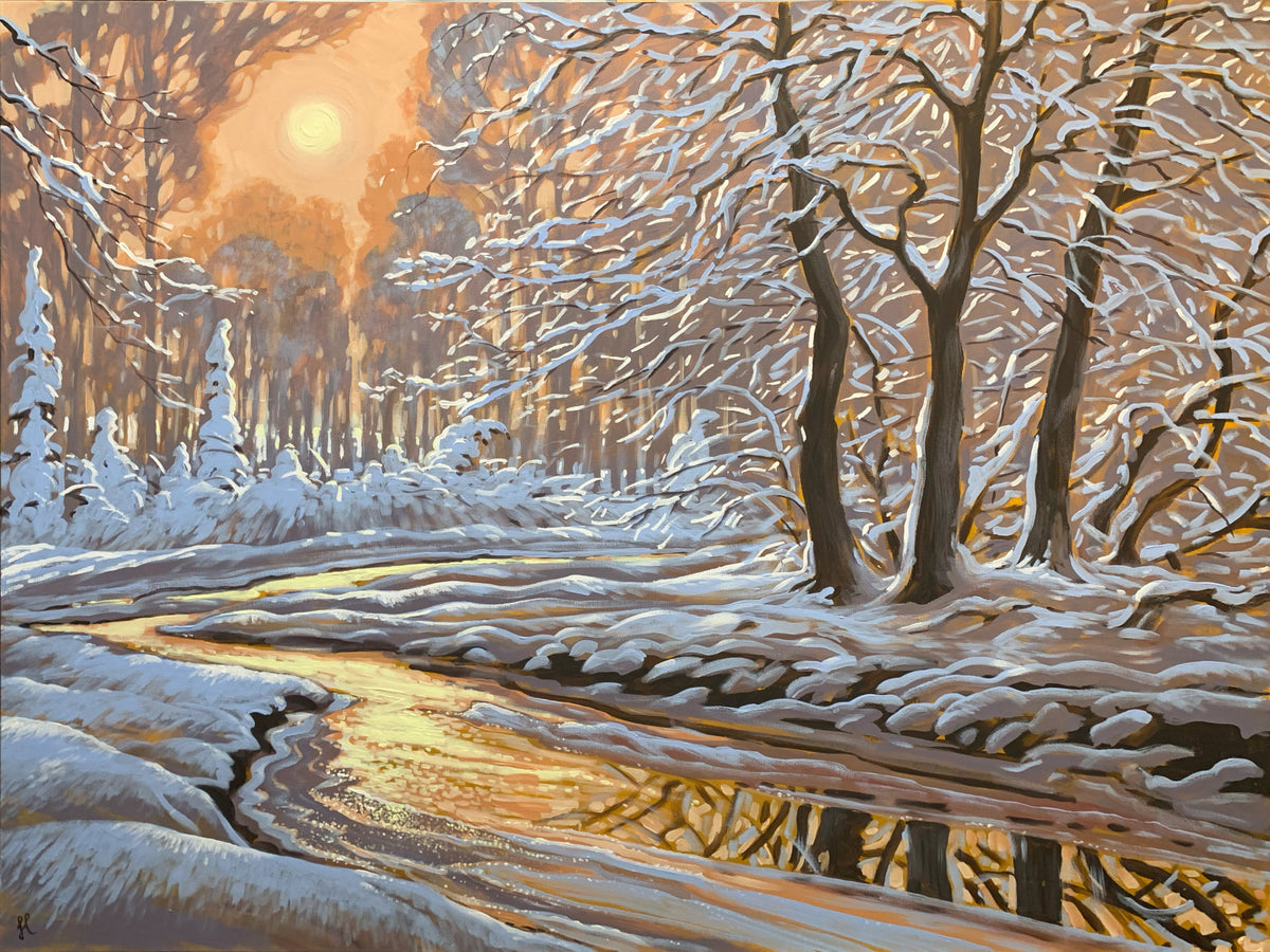 Winter Gold, 36x48"