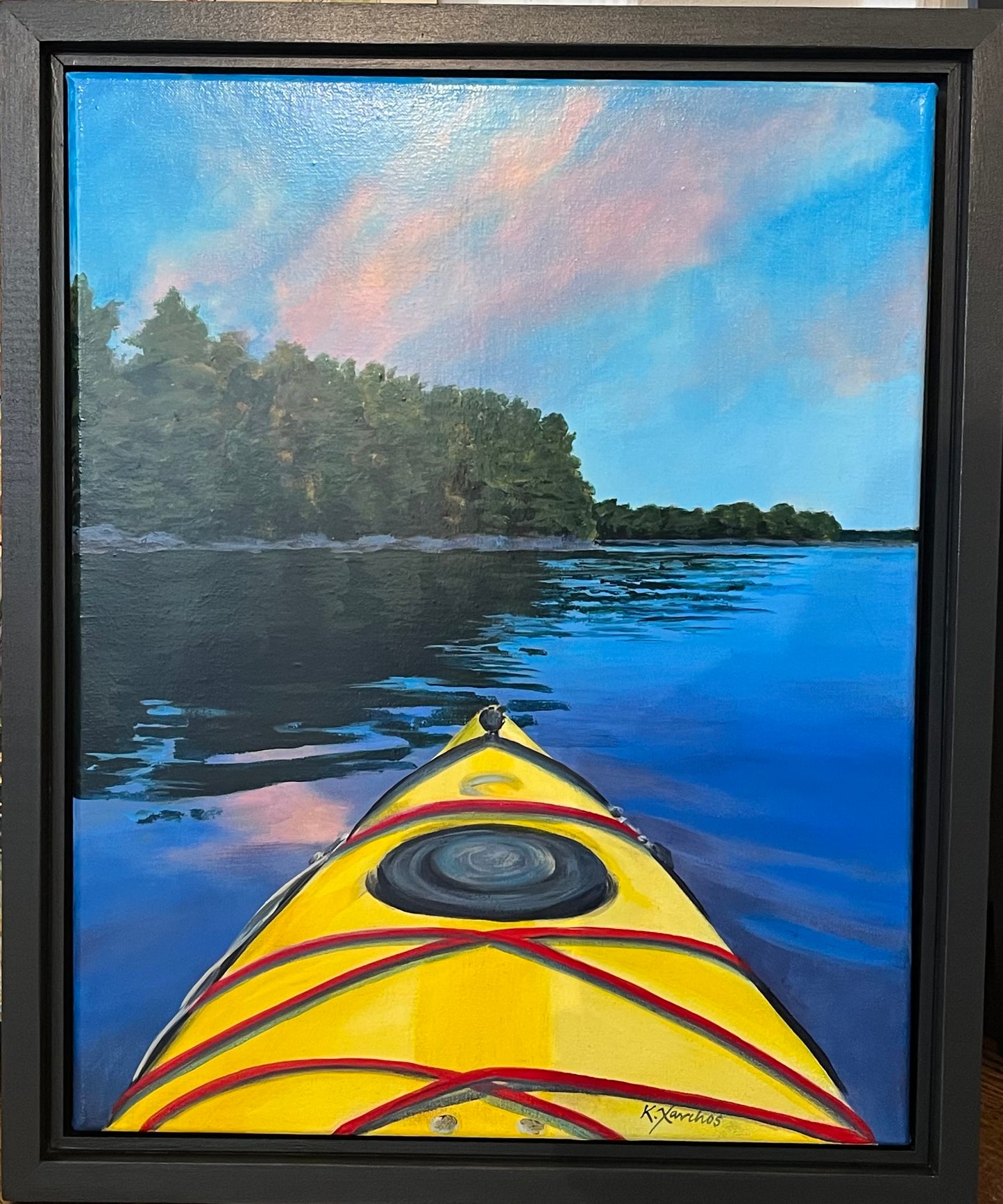Sunset on Silver Lake, 20x16" image 0