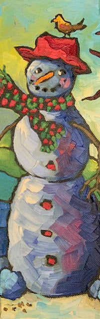 Winter Friends 3  12"x4" image 0