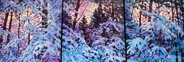 Winter Kept Us Warm I, II, III, 12x12" image 3