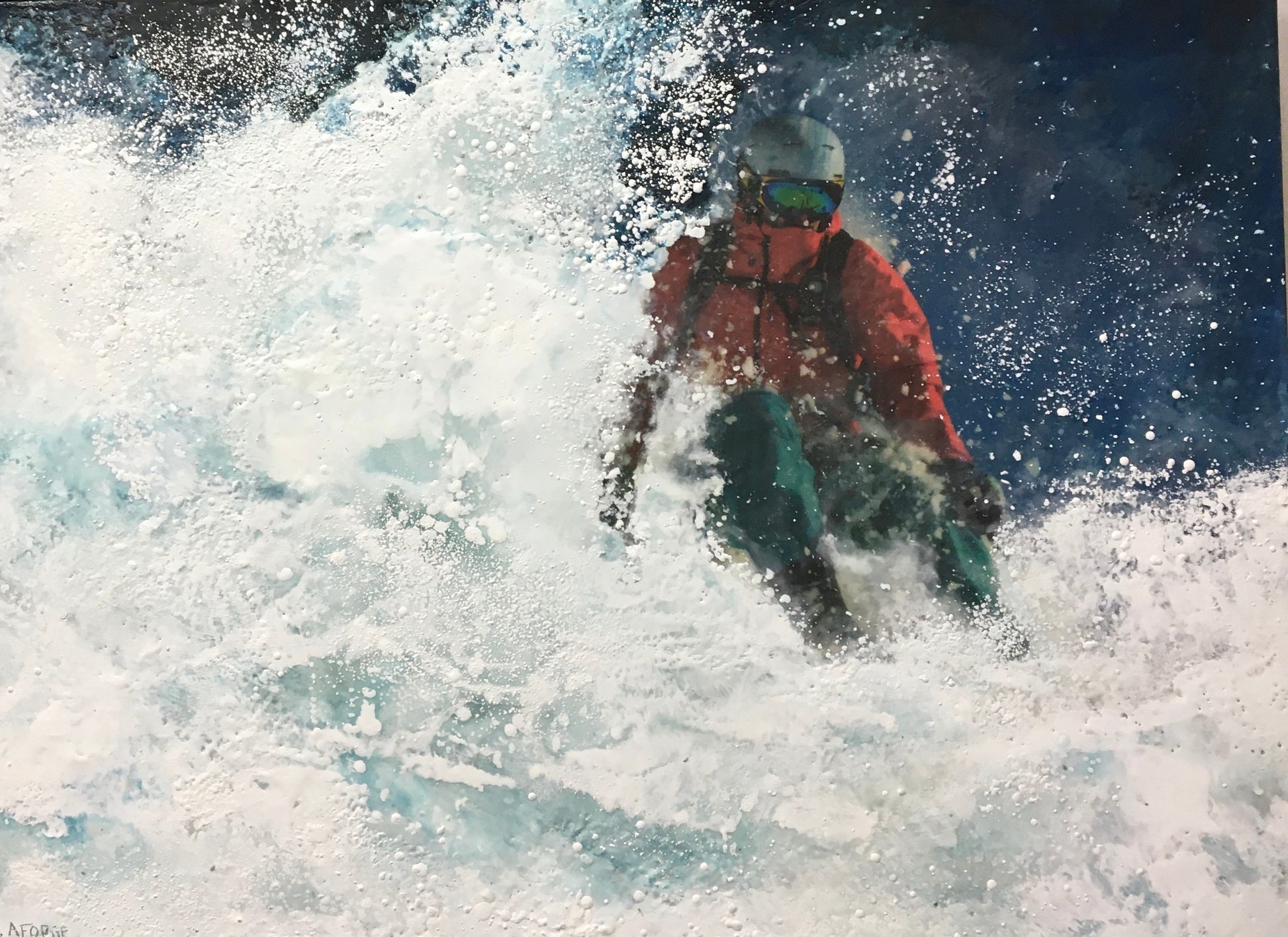 The Skier- 22x30” image 0