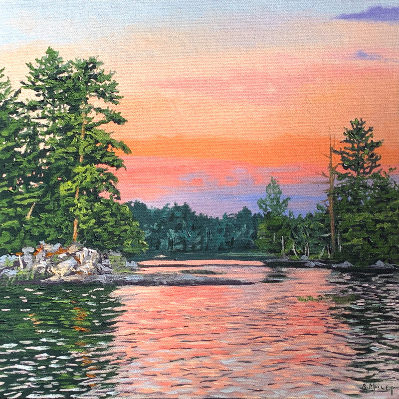 Evening Skies 10x10" image 0