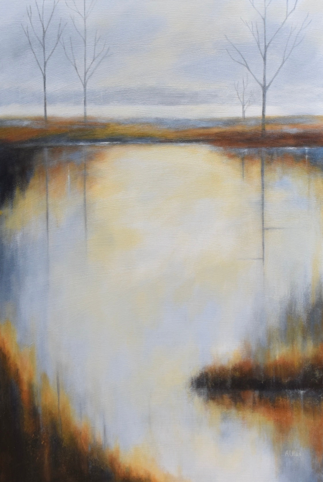 Early Morning Reflections, 24x36" image 0