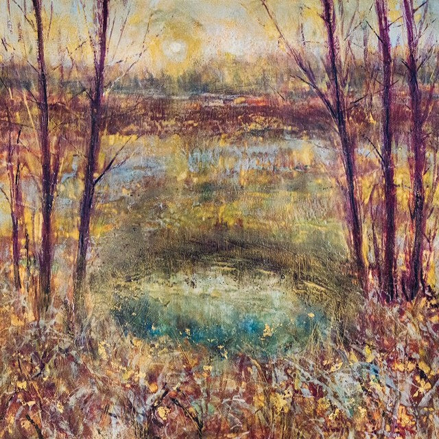 Secret Pond, 30H x 30W image 0