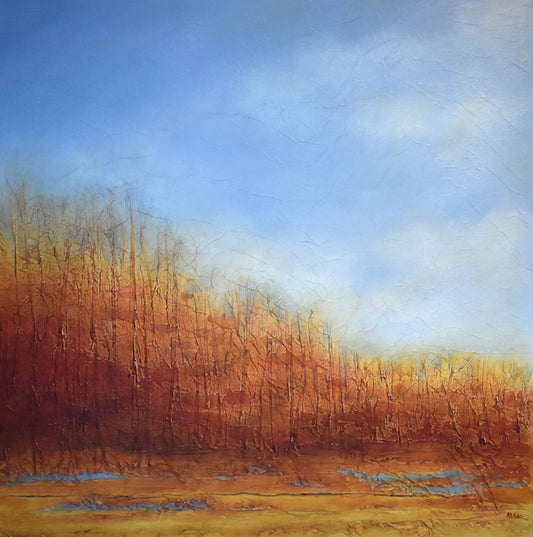 A Walk in the Woods, 36x36" image 0