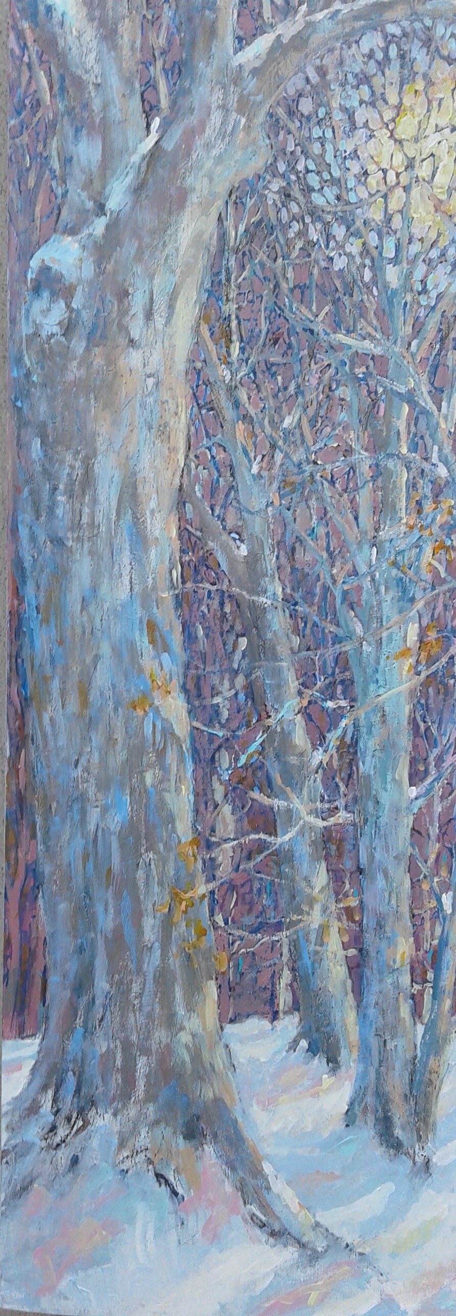 Winter Maples II- 12x36” image 0