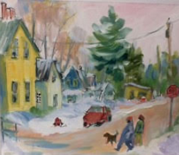 Back Lanes-Merrickville, 8x10" image 0