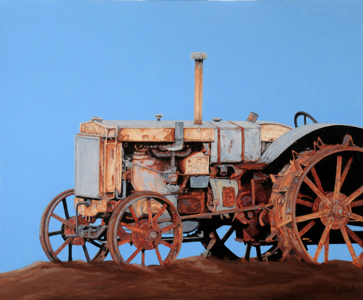 Old Case Tractor 30x36" image 0