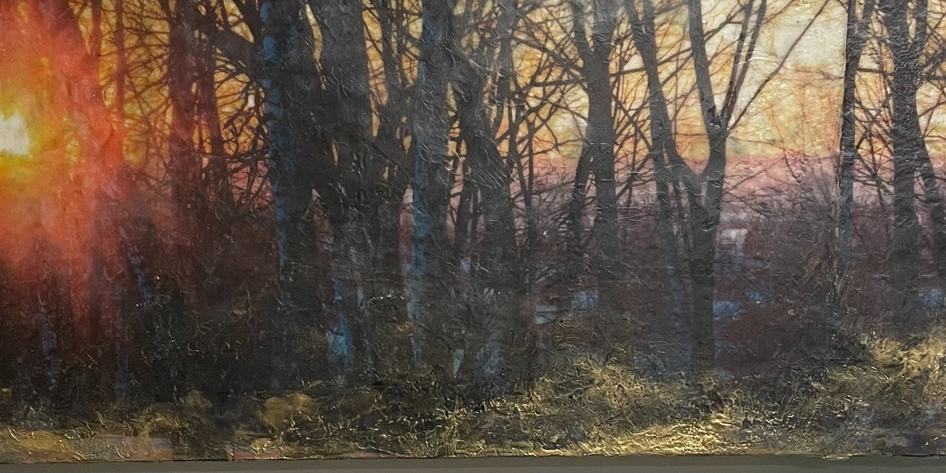 The Golden Hue of Twilight   12H x 36W image 0