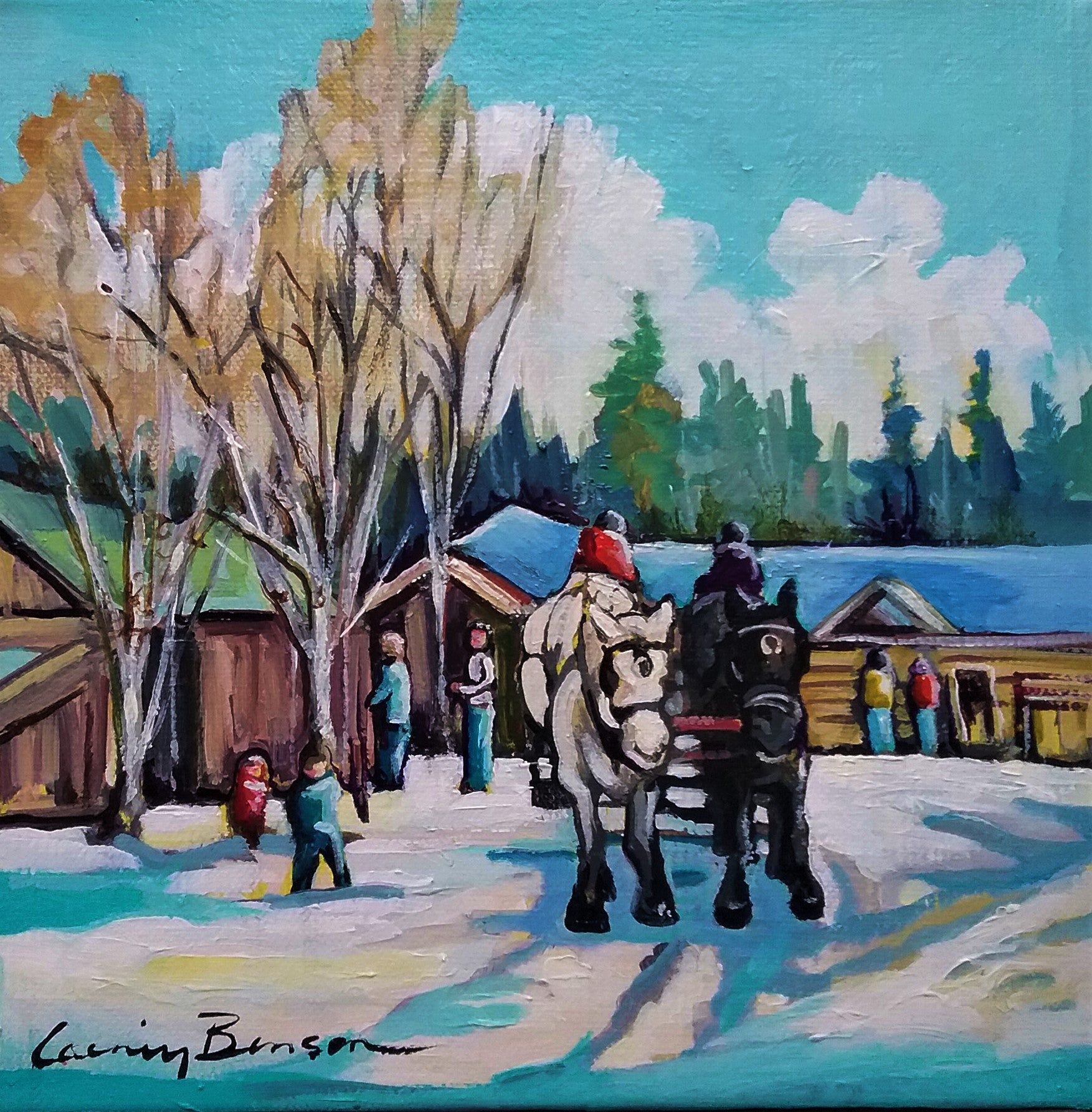 The Sugar Bush, 8x8” image 0