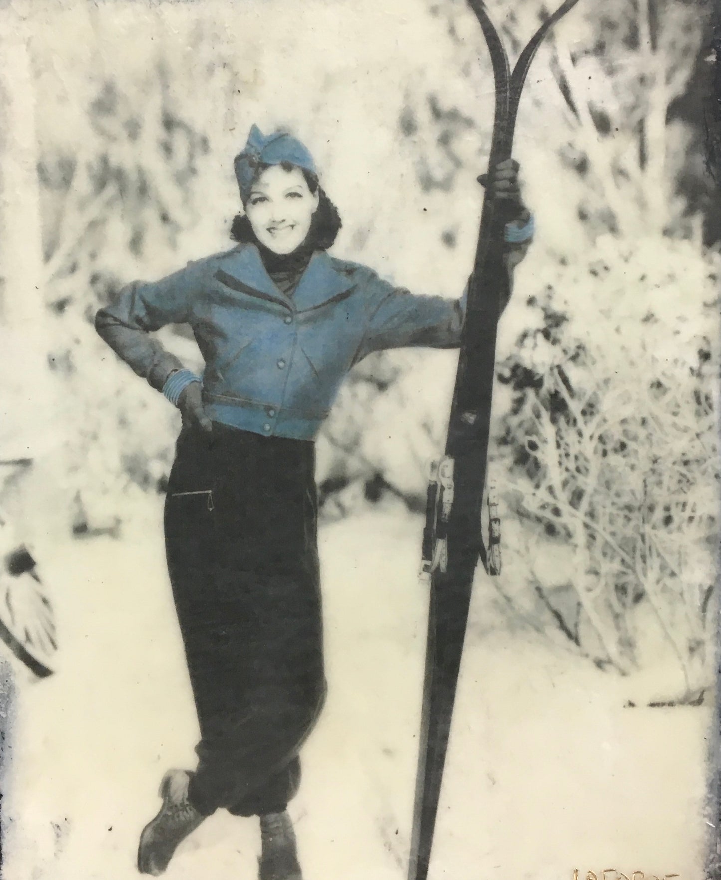 Vintage Skier 2, 8x10" image 0