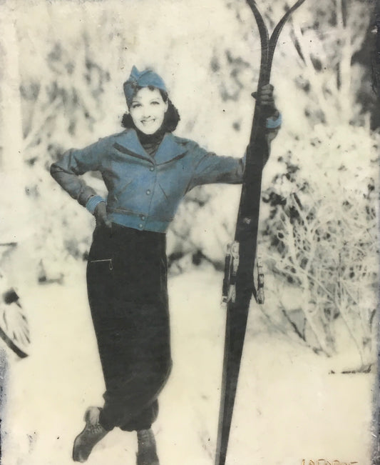 Vintage Skier 2, 8x10" image 0