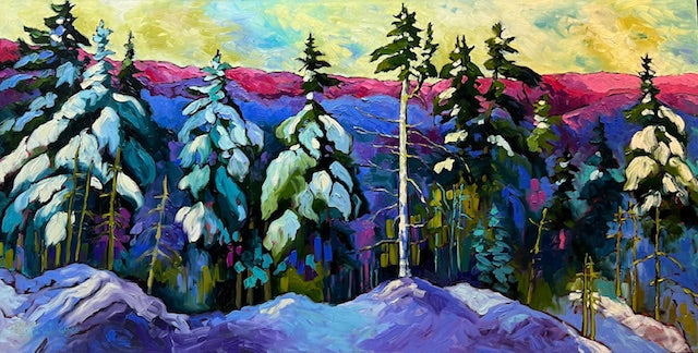 Shadows of Tremblant, Series 14 - 72" x36" image 0