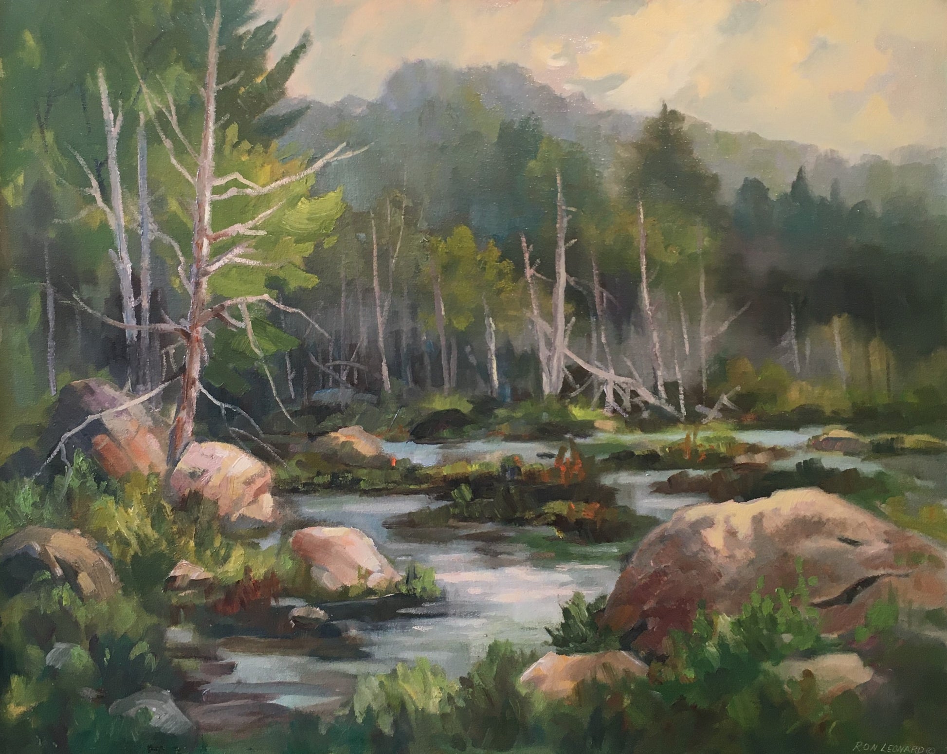 Beaver Pond, 1986 24H x 30W image 0