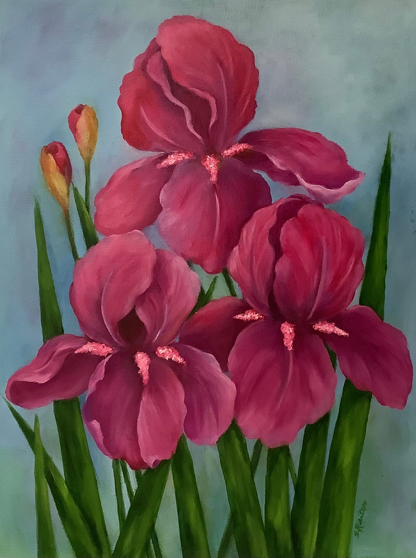 The Three Ladies 12x16" image 0