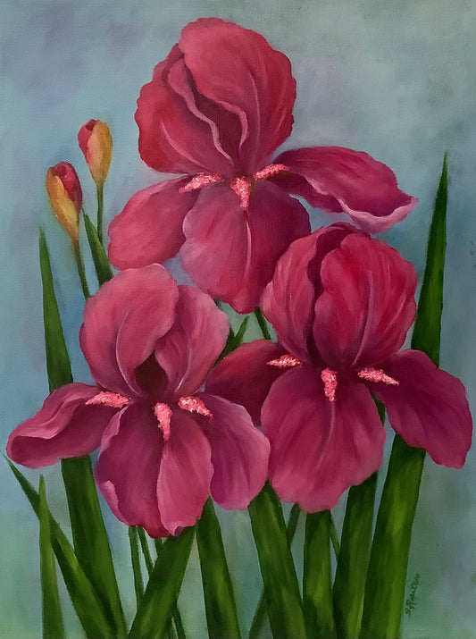 The Three Ladies 12x16" image 0