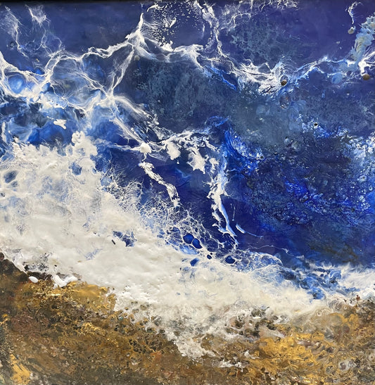 On Golden Shores 12x12" image 0