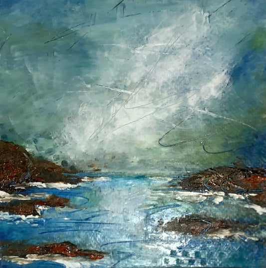 The Swimming Hole 6x6" image 0