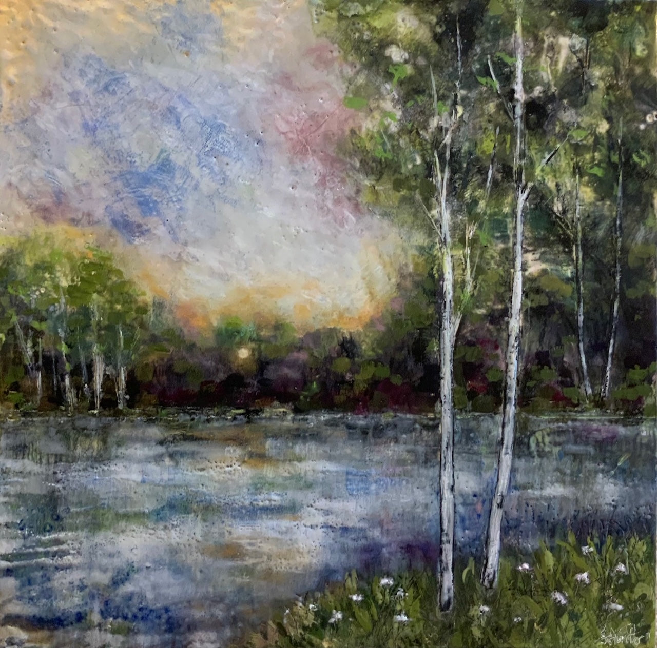 Peaking Through 14x14" image 0