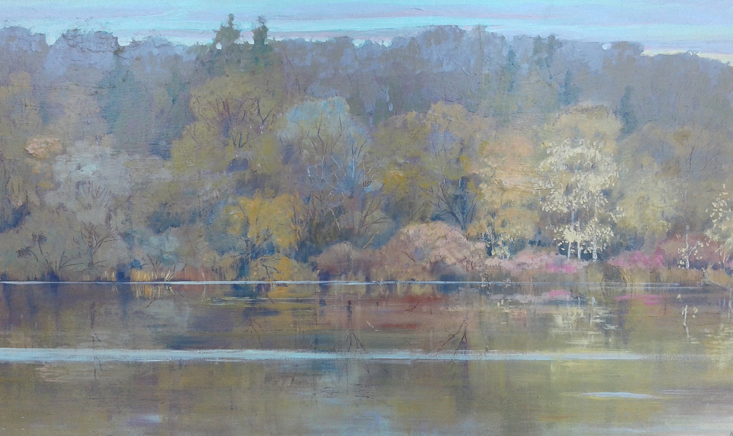 Across the Lake, 20x40" image 0