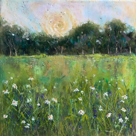 Sun Kissed Meadow, 10x10" image 0