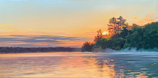 Misty Meditation, 20x40" image 0