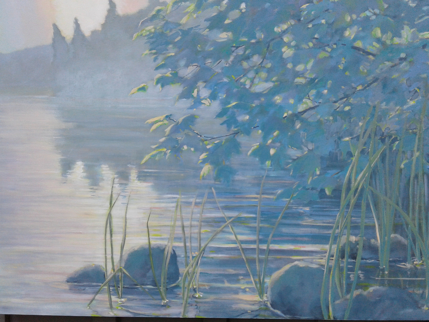 Sunrise on Shore, 30x40" image 0