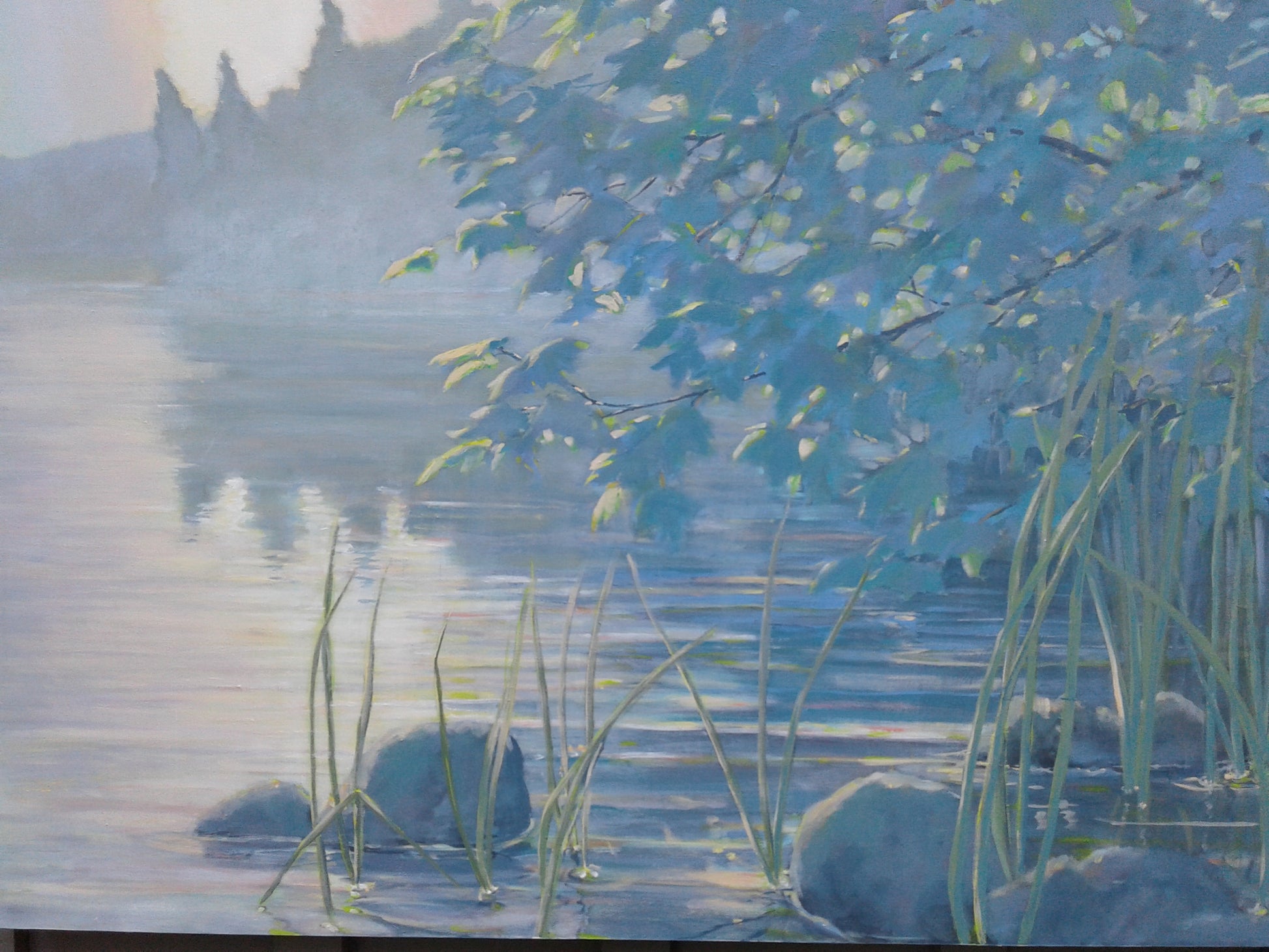 Sunrise on Shore, 30x40" image 0