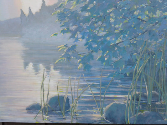 Sunrise on Shore, 30x40" image 0