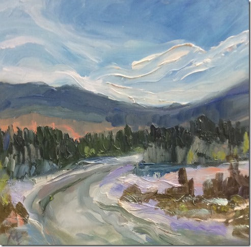 Late Spring – North Hatley, 9x9” image 0