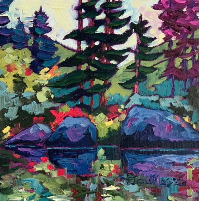 Between the Rocks 22 , 10x10” image 0