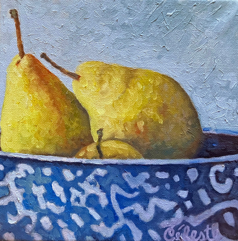 Yellow Pears 8 x 8 image 0