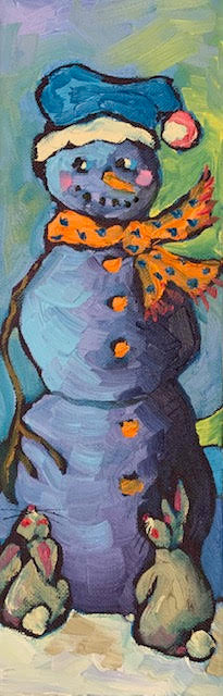 Winter Friends 2   12"x4" image 0