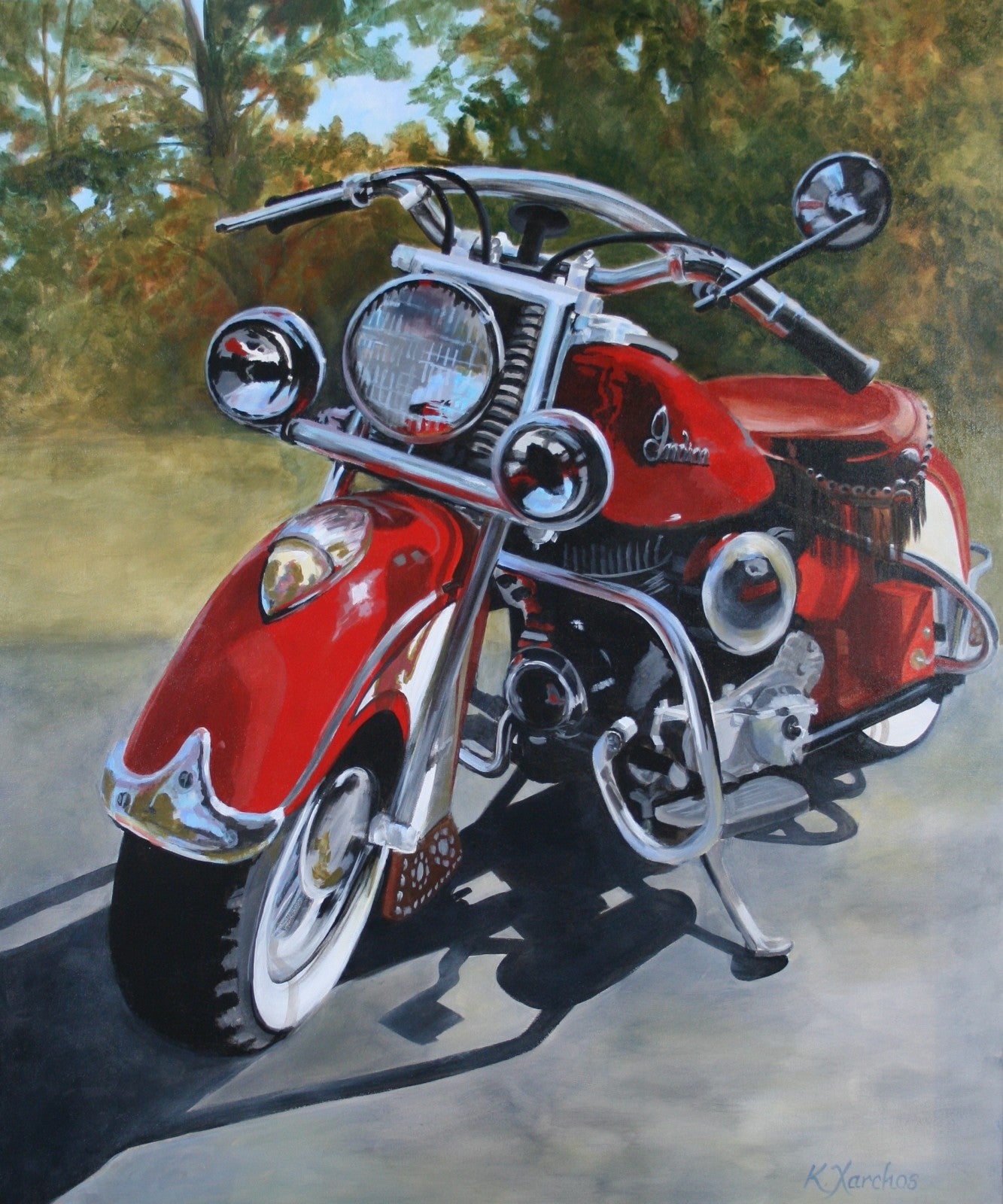Red Indian, 36H x 30W image 0