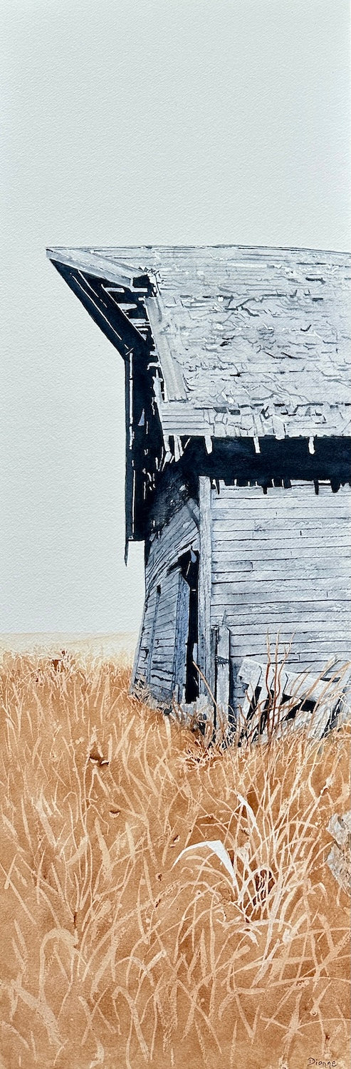Whispered Shadows of the Old Barn  30H x 10W image 0