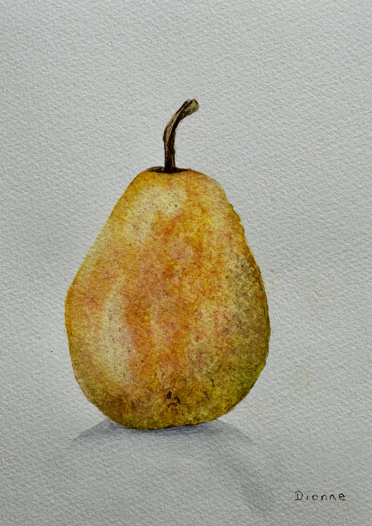 Yellow Pear 8.5x6.5" image 0