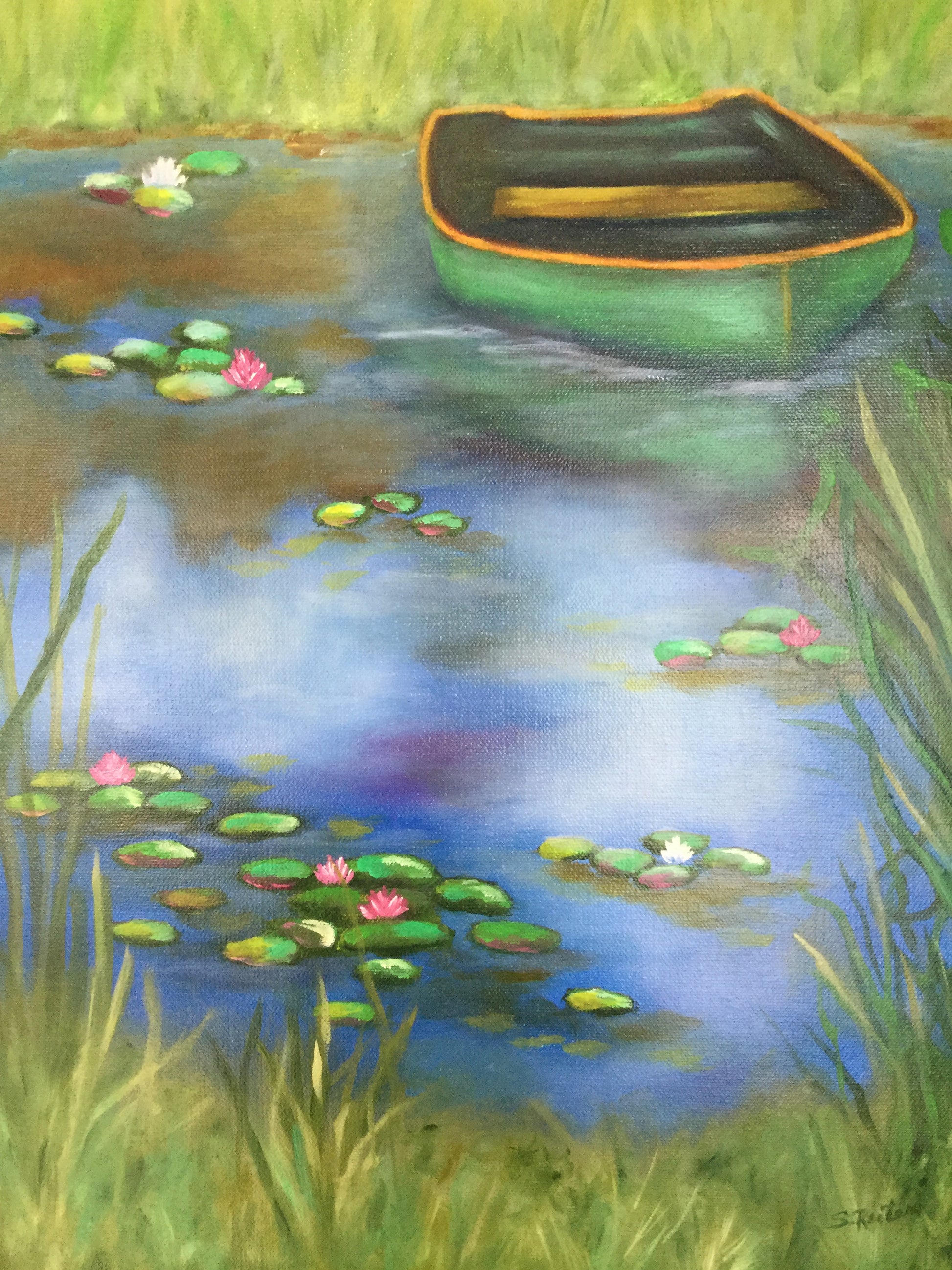 Peace on the Pond, 16x20" image 0