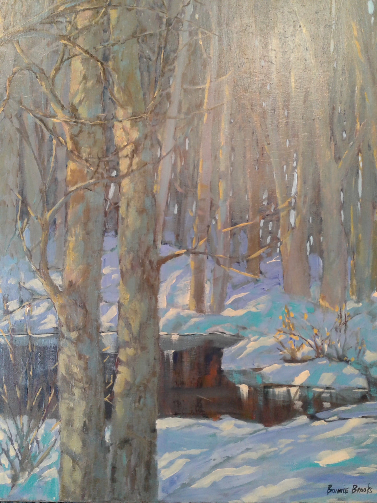 March Pond 24x30" image 0