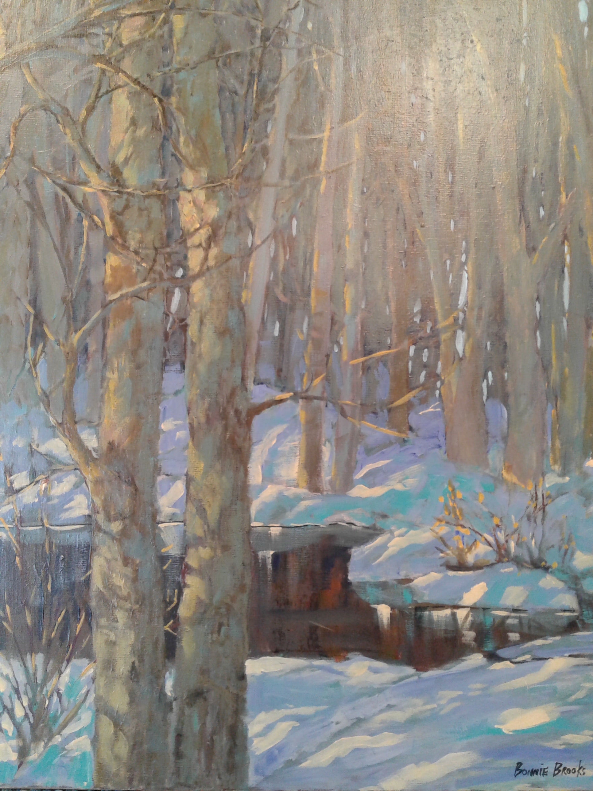 March Pond 24x30" image 0