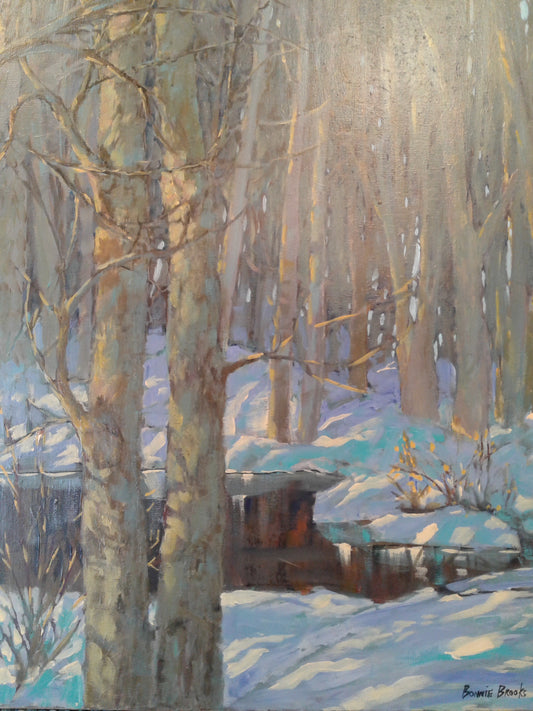 March Pond 24x30" image 0