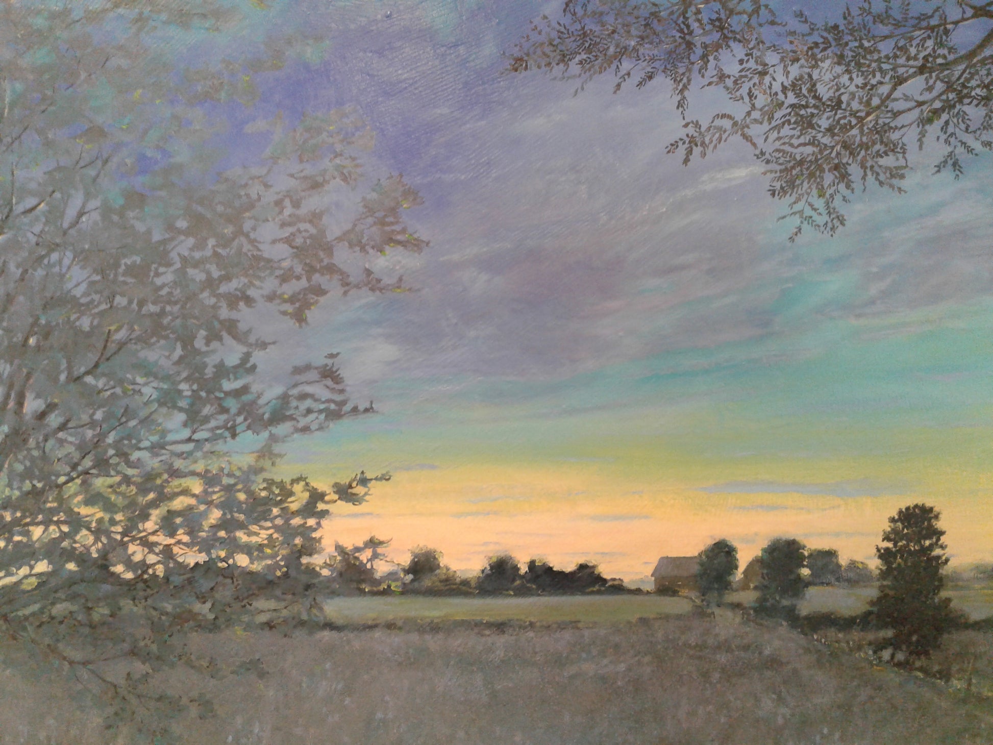 A Farmer's Morning, 30H x 40W image 0