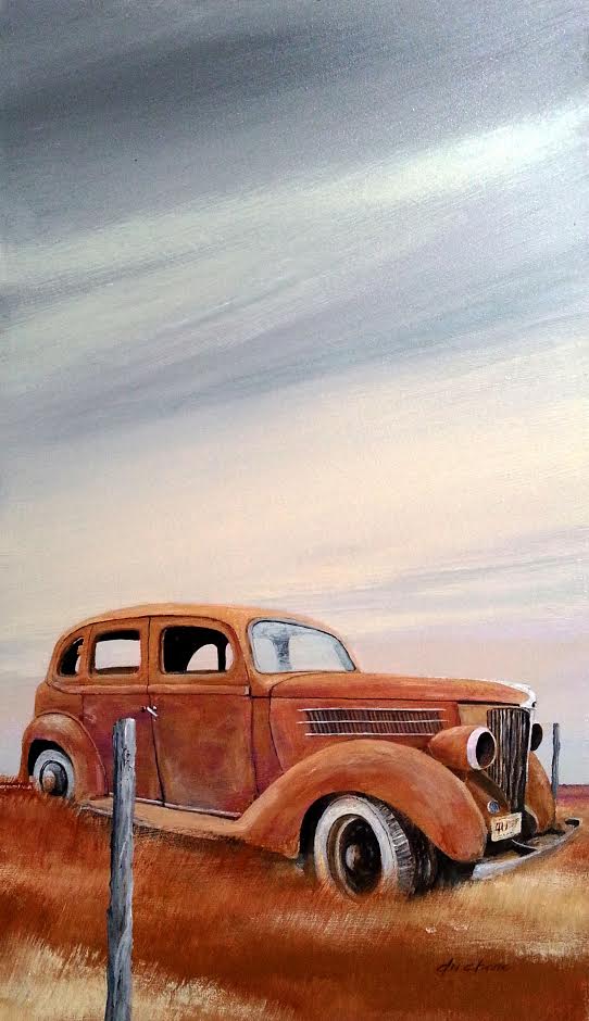 Postmarked Ford 1936, 11.5x20.5" image 0