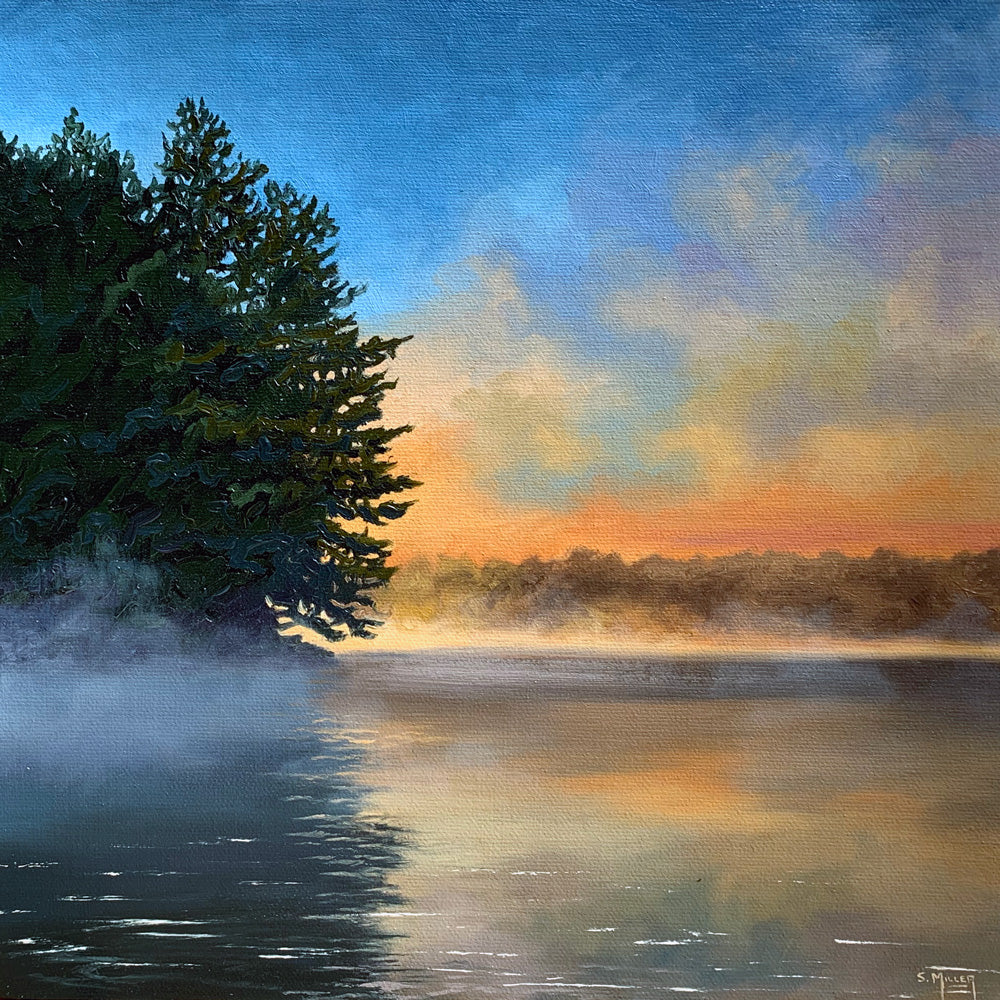 Early Morning Mist 10x10" image 0