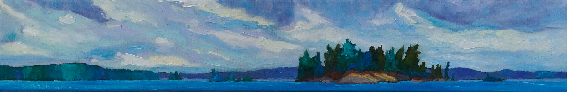 Seeking True North, Collection 4, 36x6" image 0