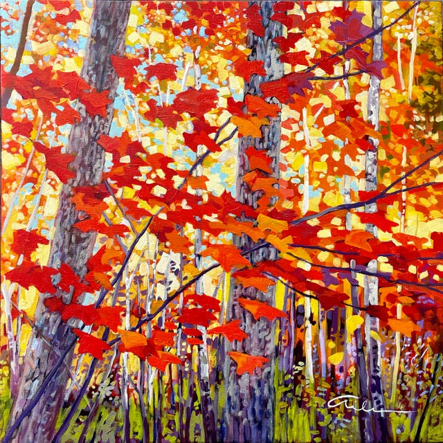 Autumn Reds 20x20" image 0